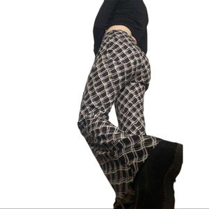 Geometric Flared Pants